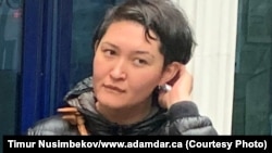 Азаматтық белсенді Әсия Төлесова.
