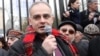 Armenia - Levon Zurabian of the Armenian National Congress addresses opposition protesters in Yerevan, 28Feb2012.