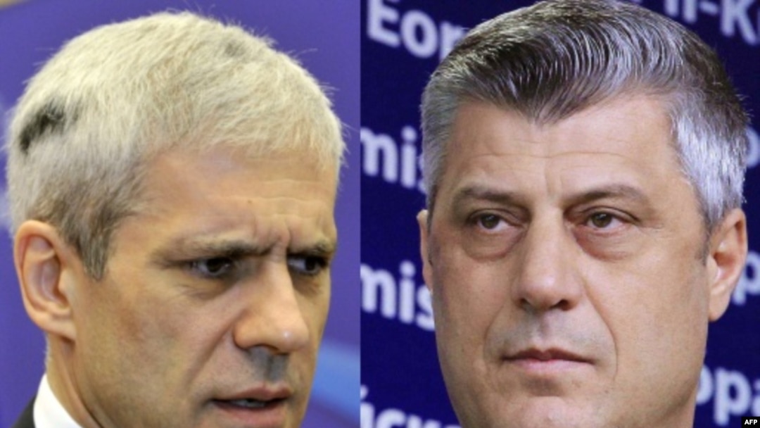 Predsednik Srbije Boris Tadić i premijer Kosova Hašim Tači