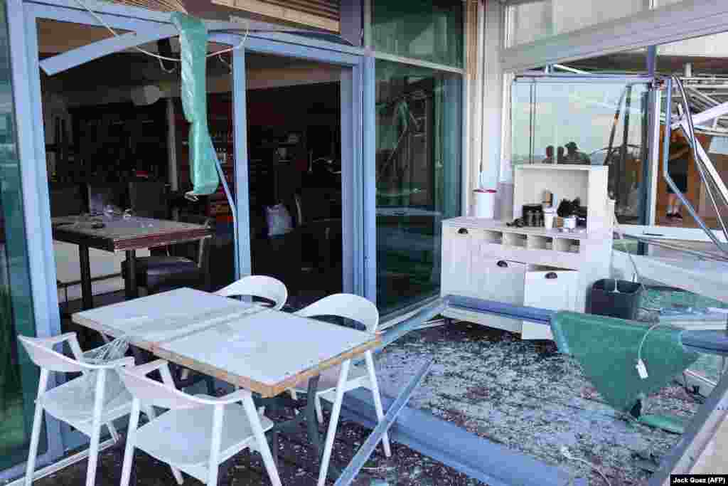 A damaged restaurant in Tel Aviv Around 180 missiles, including what Iran said were hypersonic weapons, rained down on Israel on the evening of October 1 amid a widening conflict in the Middle East. 
