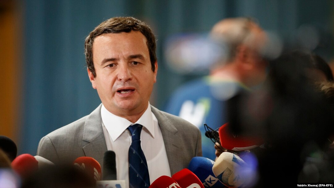 Lider pokreta Samoopredeljenje Albin Kurti