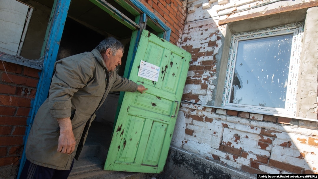 Прифронтовое село Гранитное, 20 апреля 2019 года