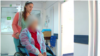 Pacient într-un spital din România - fotografie generică.