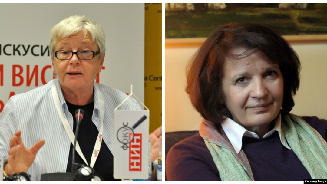 Srbijanka Turajlić (L) i Vesna Rakić - Vodinelić
