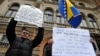 Sa jednog od protesta radnika u Sarajevu (februar 2014), ilustrativna fotografija