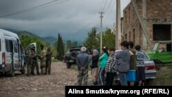 Selo Morskoj na Krimu, akcija pretraživanja kuća krimskih Tatara 2017. 
