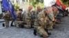 Біля Стіни пам’яті полеглих за Україну. Київ, 24 серпня 2019 року