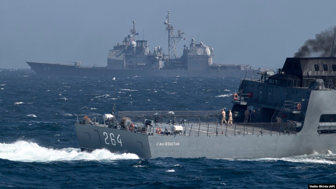 Маневри у Чорному морі поблизу румунського порту Констанца, березень 2015