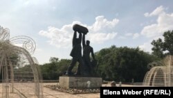 Монумент шахтерам. 29 июля 2019 года. Караганда