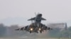 Imagine cu un avion de luptă ce participă la un exercițiu militar desfășurat de China în apropierea insulei Taiwan, coordonat din Nanjing, în estul Chinei, în aprilie 2023. 