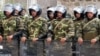 Armenia -- Riot police.