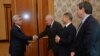Armenia - President Serzh Sarkisian (L) meets with the Russian, French and U.S. co-chairs of the OSCE Minsk Group in Yerevan, 6Oct2017.