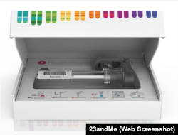 Набор для генетического теста компании 23andMe