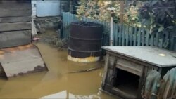 Жезқазғандағы су тасқынынан кейінгі жағдай. 30 қыркүйек 2012 жыл.