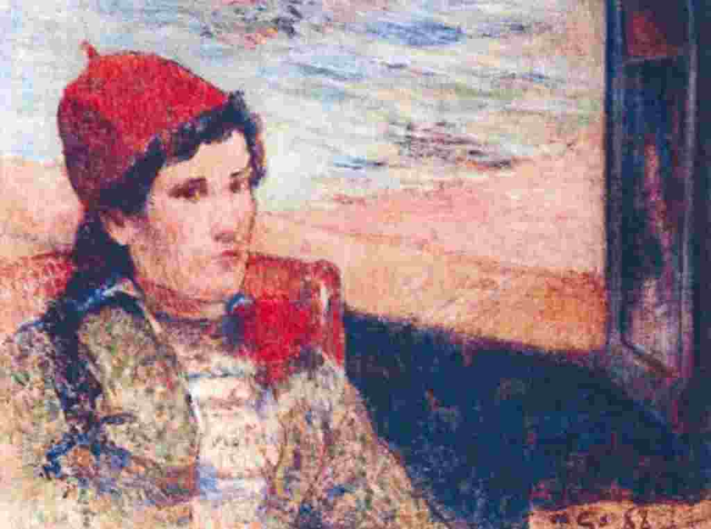 «Девушка перед открытым окном» Поля Гогена (1898 год).
