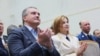 Сергей Аксенов и Наталья Поклонская