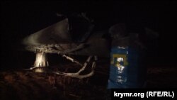 Ukrainian police said transmission towers had been damaged in the Kherson region, prompting two power lines to Crimea to be disconnected from the grid.