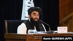 د طالبانو د حکومت ویاند او د دوحې په درېیمه ناسته کې د دوی د پلاوي مشر ذبیح‌الله مجاهد