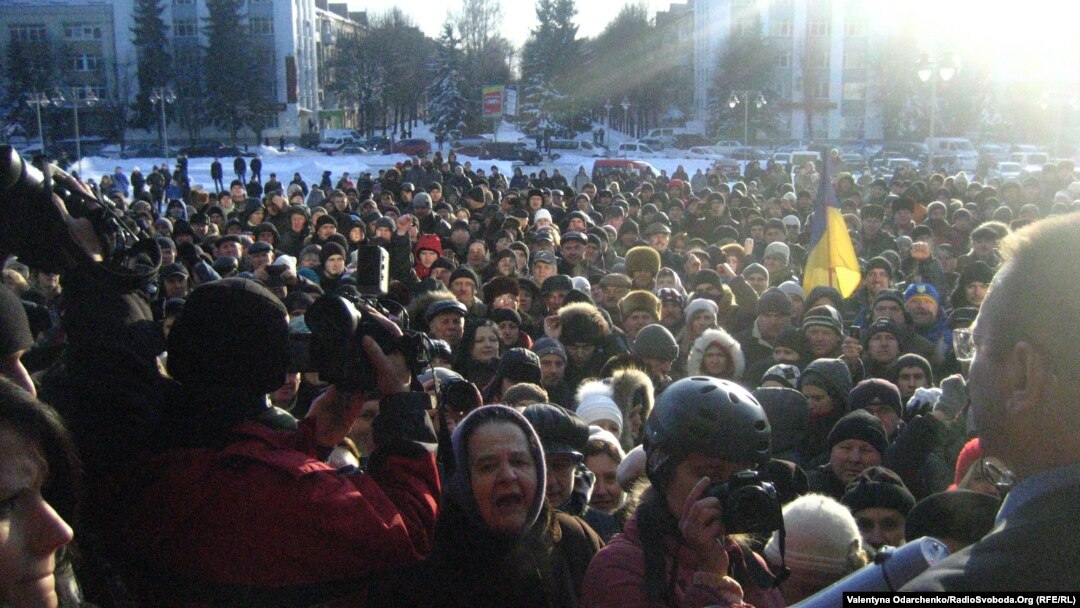 Пікетування Рівненської ОДА, 24 січня 2014 року