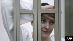 Նադեժդա Սավչենկոն դատարանում, 29-ը սեպտեմբերի, 2015թ. 