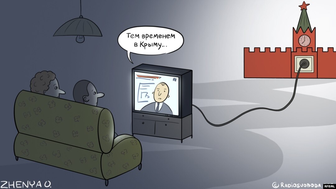 Політична карикатура Євгенії Олійник
