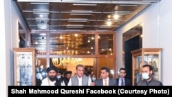 د ملا برادر په مشرۍ د طالبانو د قطر سیاسي دفتر یو پلاوی چې اسلاماباد کې و.