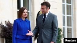 ემანუელ მაკრონმა, კიშინიოვში ვიზიტის შემდეგ, მაია სანდუ ელისეს სასახლეში მიიღო. 2024 წლის 7 მარტი