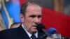 Armenia - Opposition leader Levon Ter-Petrosian addresses supporters rallying in Yerevan's Liberty Square, 1Mar2015.
