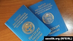 Кыргызские паспорта.