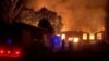 Președintele Volodimir Zelenski spune că Rusia a bombardat un centru de transfuzii din nord-estul Ucrainei.