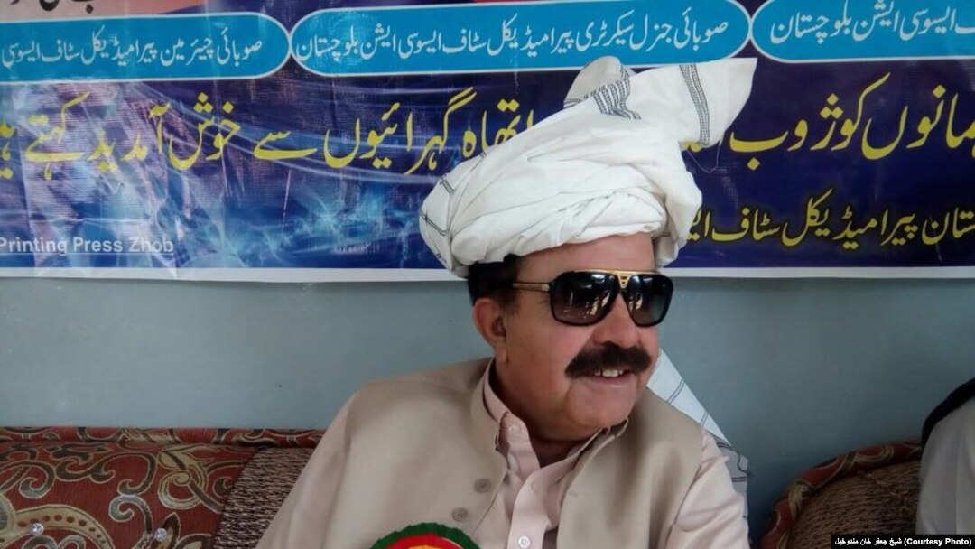 د بلوچستان ټرانسپورټ وزیر جعفر خان مندوخېل