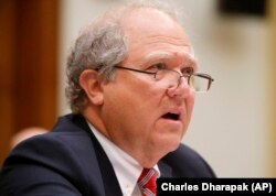 A file photo of John Sopko, the special Inspector general for Afghanistan reconstruction (SIGAR)