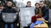 Церемонія перепоховання Олександра Олеся на Лук’янівському кладовищі. Київ, 29 січня 2017 року
