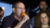 Armenia - Opposition leader Nikol Pashinian addresses protesters in Yerevan, 23Jul2016.