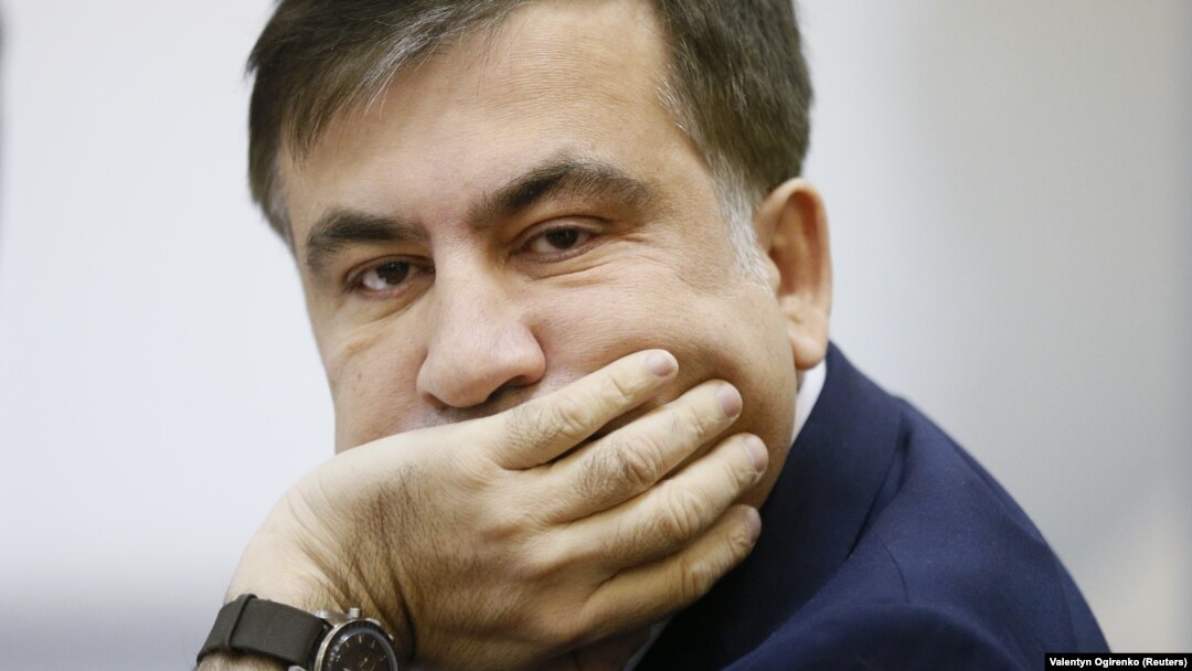 Former Georgian President and Odesa Governor Mikhail Saakashvili (file photo)