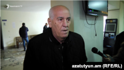Armenia -- Businessman Barsegh Beglarian speaks to journalists, Yerevan, December 6, 2019.