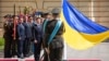 Во время церемонии представления президенту Владимиру Зеленскому командующих видов Вооруженных сил Украины и руководителей силовых ведомств. Киев, 20 мая 2019 года