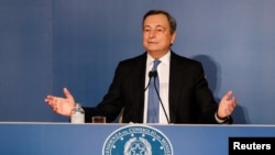 Italijanski premijer Mario Dragi, 22. decembar 2021.