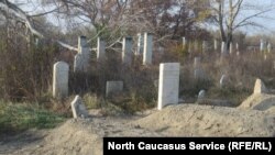 Кладбище в деревне Кироваул, где похоронены родные Хадижат Насибовой.