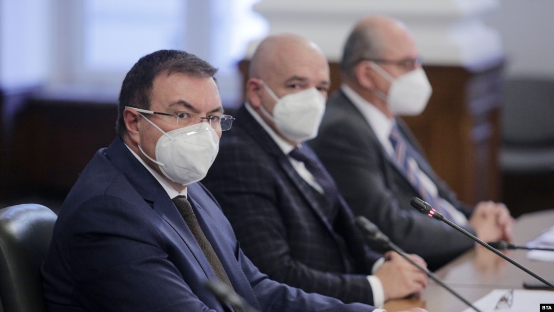 Костадин Ангелов с председателя на Националния оперативен щаб проф. Венцислав Мутафчийски