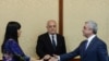 Armenia - Armenian President Serzh Sarkisian receives representatives of the Prosperous Armenia Party, Yerevan, 12Mar, 2015