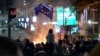 Проєвропейські протестувальники збираються на проспекті Чавчавадзе в Тбілісі вранці 3 грудня