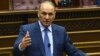 Armenia -- Finance Minister Gagik Khachatrian speaks in the parliament in Yerevan, March 16, 2016.