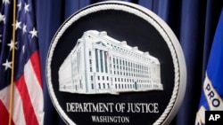 Logotip Ministarstva pravosuđa, Washington, 23. augusta 2024.