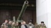 Учасники «Союзу добровольців Донбасу» в Москві. Серед них кандидат у депутати до Державної думи Олександр Бородай