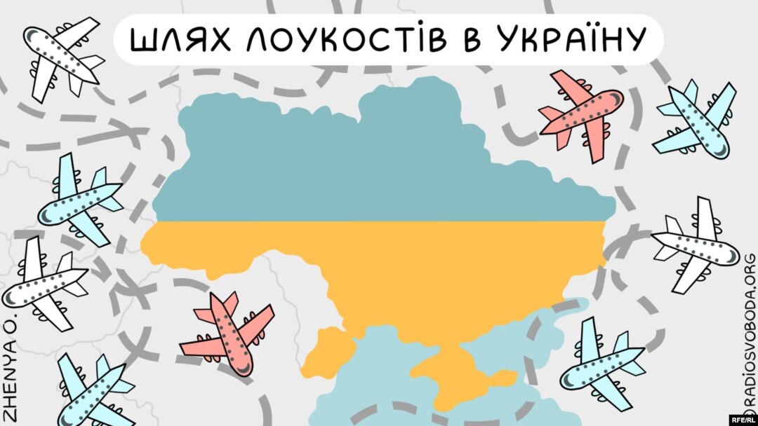 Політична карикатура Євгенії Олійник