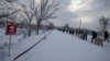 КПВВ «Станица Луганская». Январь, 2019 года