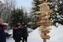 В лагере активистов, Шиес