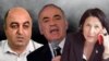 Уча Нануашвили, Гарри Каспаров и Саломе Зурабишвили (коллаж)