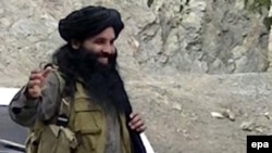 A file photo shows Mullah Fazlullah, head of the Tehrik-e Taliban Pakistan (TTP).